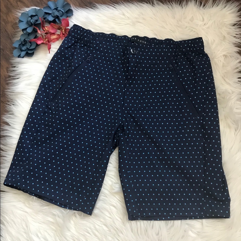 Men’s Five Four Polkadot Print Swim Shorts Sz 32